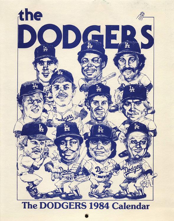 dodger1984calendar